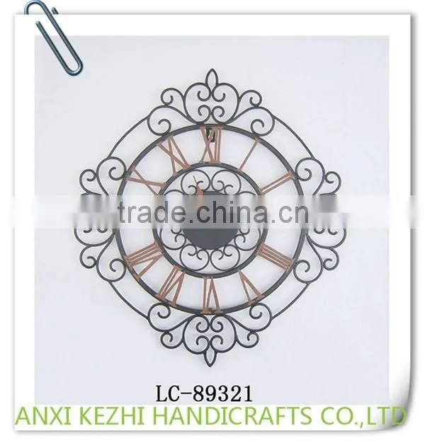 LC-89321 Metal Antique Decorative Roman Numerals Wall Clock