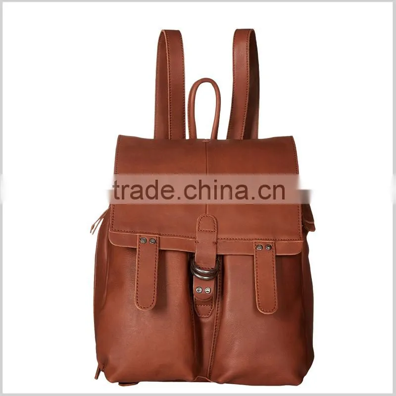 wholesale high quality fashion girls backpack female leather backpack