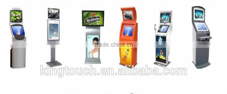 17" Interactive Kiosk,Ticket Printing Touch Screen Kiosk / Touch Kiosk Bank Payment