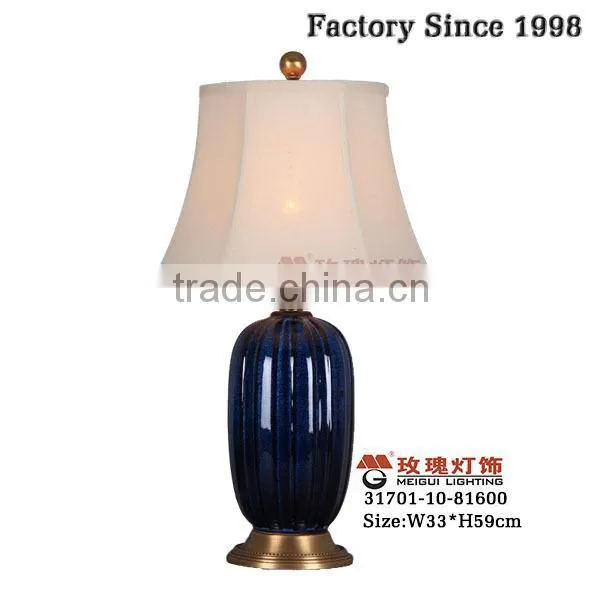 ceramic nightstand lights with copper