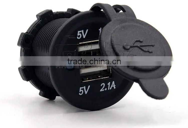 BJ-UPS-001 Waterproof 12V Single Hole USB Motorcycle Mobile Phone Power Supply Charger Port Socket
