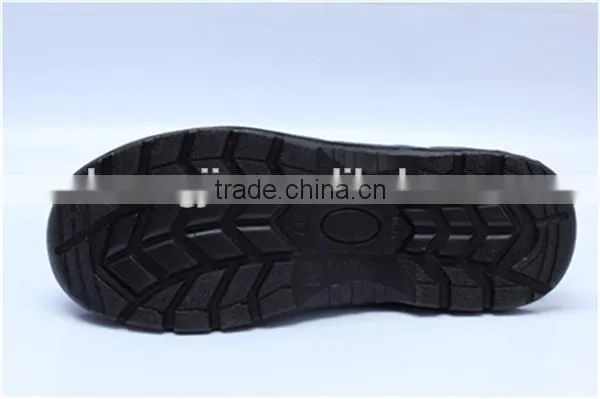 PU injection work boots for construction light surface leather safety shoe 8083
