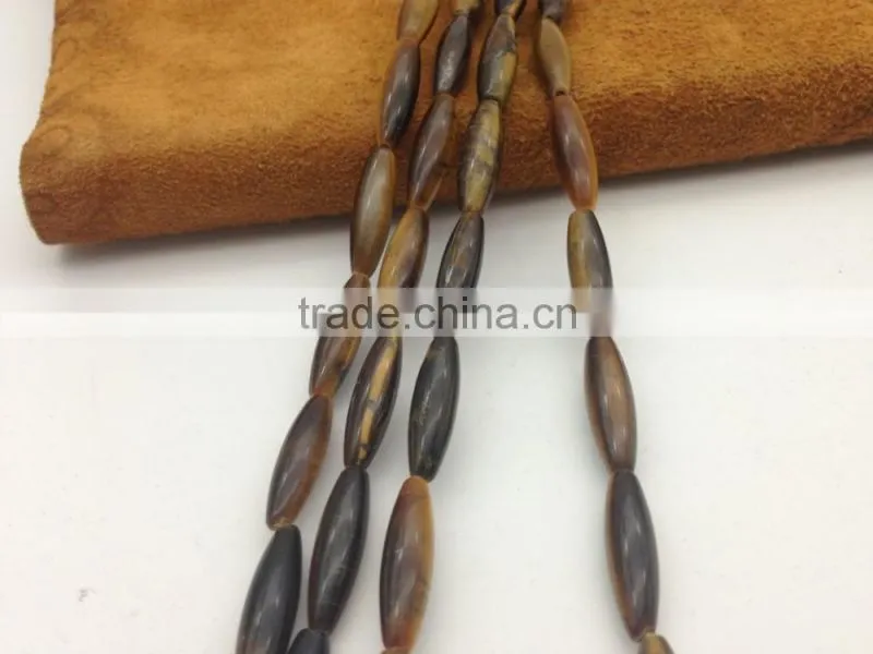 Natural 6*20mm Tiger Eye Rice beads loose gemstone beads