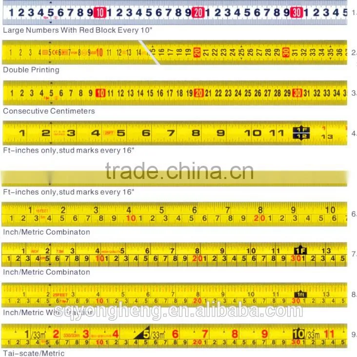 easy to carry co-molded logo customized medical tape measure