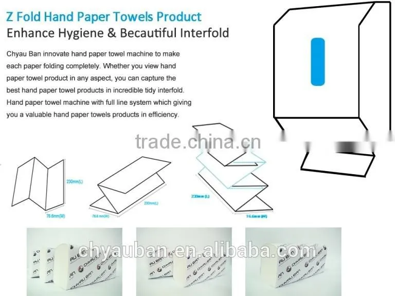 High Speed Z Fold Dispener Hand Towel Folder Machine