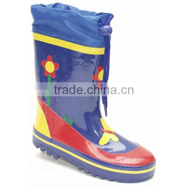 children printing rubber boots