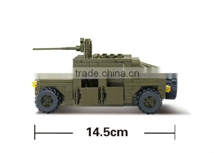bd-7530297 children building block Army force plastic intelligent building block 175pcs