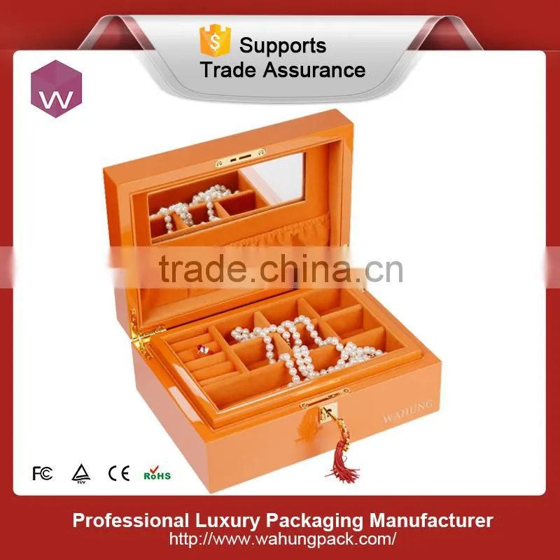 superior handcrafted wood veneer storage jewelry box