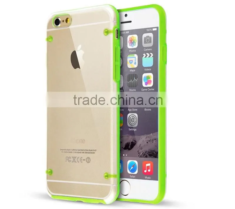 TPU Rubber Gel Ultra Thin Transparent Clear Protective Case Cover for iphone 6s