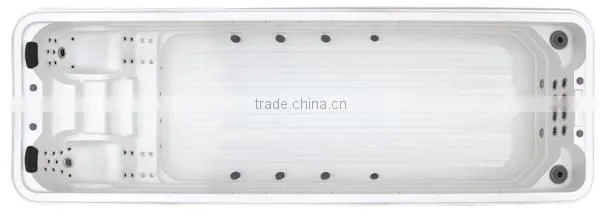 large swim spa WS-S07B with massage jets