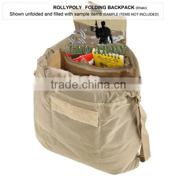 Top selling popular military folding backpack
