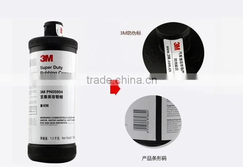 3M Super Duty Rubbing Compound for car