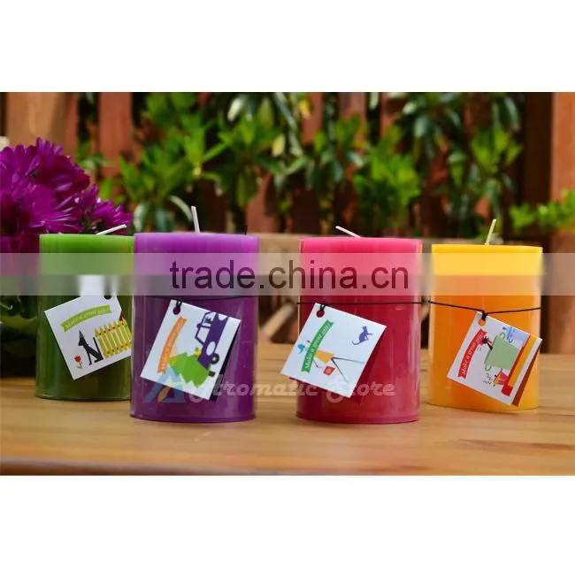 350G Vanilla Essence Pillar Candle