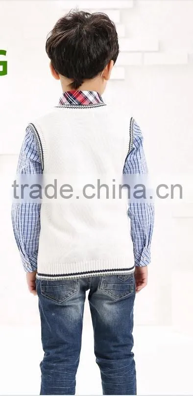 Kids Boys sweater vest sweater hedging cotton wool vest waistcoat vest sweaters for children children children sleeveless sweate
