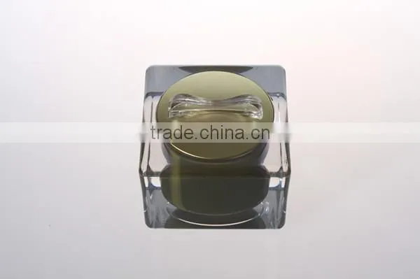 OEM Skin Care Jar, Acrylic Plastic Jars, New Square Cosmetics Container