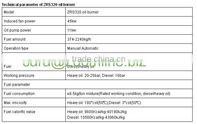 Hot Sale Diesel Oil burner for boiler
