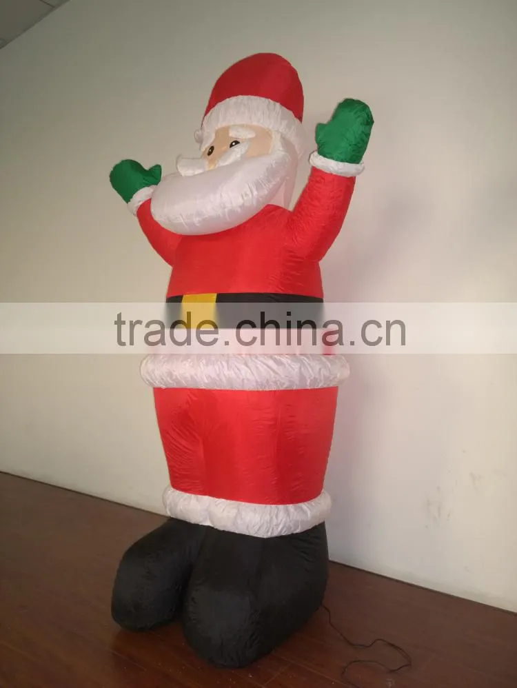 DJ-XT-43 inflatable santa claus door decoration christmas patio decoration