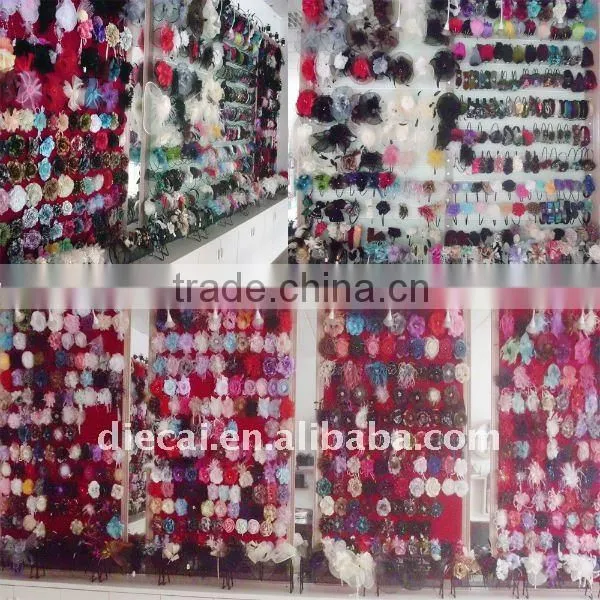 fashion headwear with silk flower