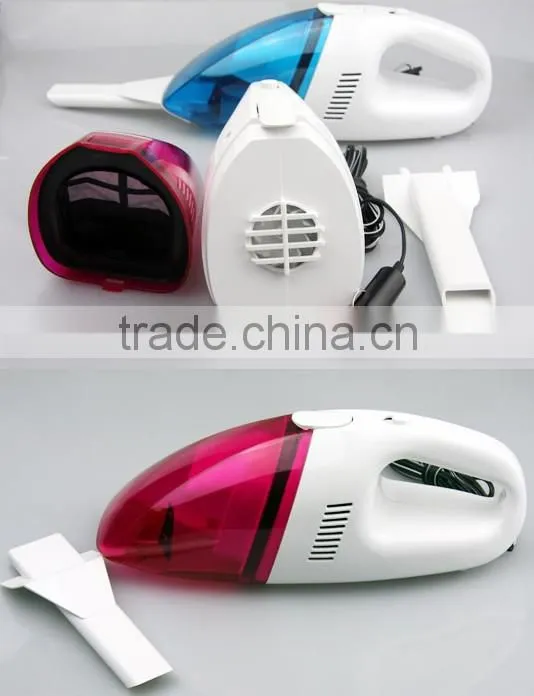 DC 12V car vacuum cleaner with cigarette lighter plug