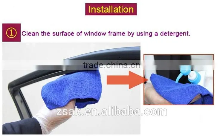 Window curtain mesh fabric material car side sunshade