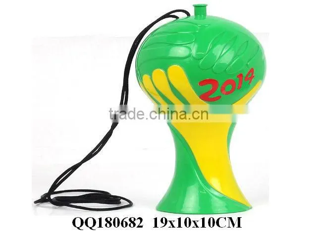 Coke cheer blowing horn, horn toy, plastic trumpet