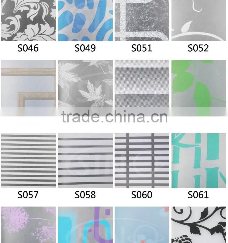S031 Hard Carton 3-5 Years Colored Print Glass Vinyl Wrap Roll Paper
