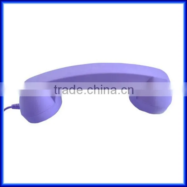 Hot selling mobile phone handset for iphone, Innovative Anti-Radiation plastic Bluetooth retro mobile/cell phone handset