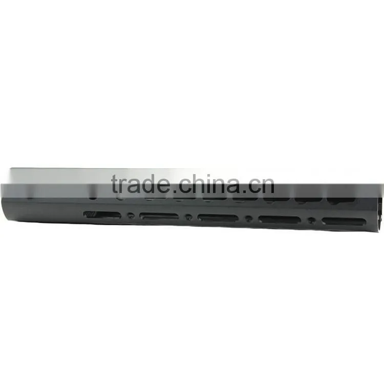 Funpowerland Black NEW Free Float NSR 10 Inch Handguard One-piece Top Rail System KeyMod High Quality Lightest FDE For AR-15