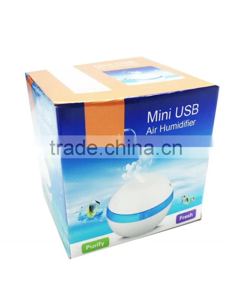 2016 new product for home/office use usb/car adaptor power supply bottle cap round ball air innovations ultrasonic humidifier