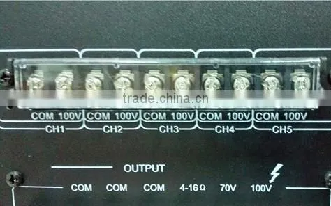 ITC TI-350 Series 350W 500W 650W PA System 5 Zone Mixer Amplifier