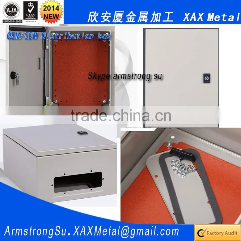 XAX58DB OEM ODM customized electrical power junction wire switch connecting steel distribution box