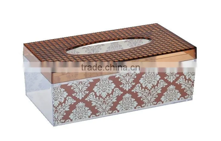 bath set tissue paper box and toilet brush holder