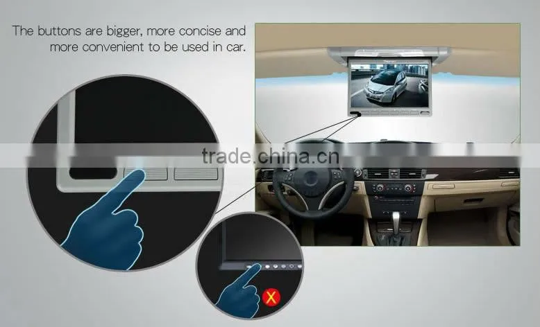 EONON L0125M 10.1" Digital Screen In-Car Flip Down Monito