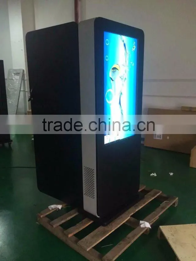 46inch Free Standing Dual Sides Outdoor Digital Signage Display