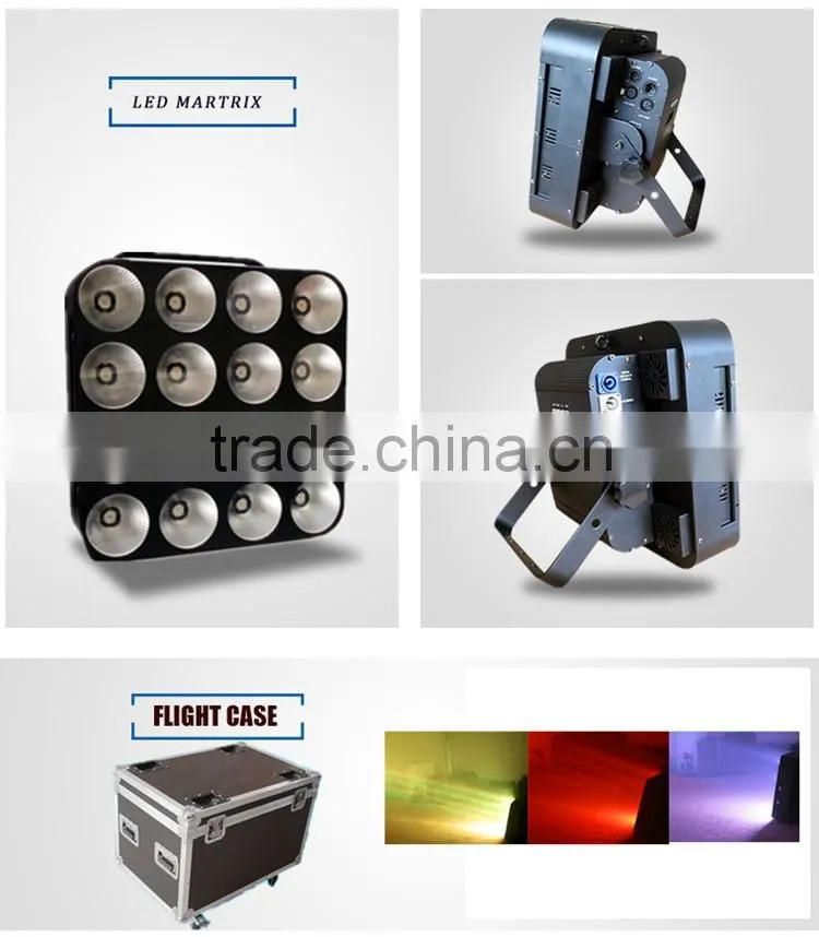 16 eyes matrix blinder light 4*4 30w cob rgb led matrix light