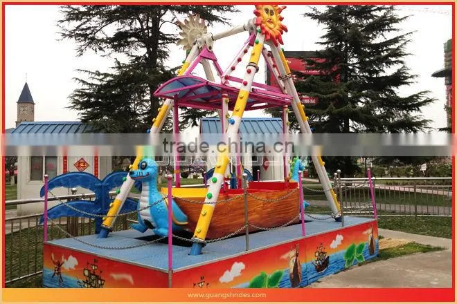 Cheap price for foreign clients ! Outdoor mobile mini pirate ship kiddy play amusement rides with trailer