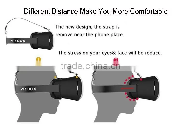 Google Glasses 3D VR BOX Virtual Reality 3D Movie Game Glasses 3.5 4 4.2 4.5 4.7 4.8 5.0 5.5 6.0 inch Smart Mobile phones