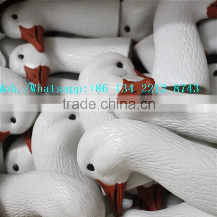 Hot selling wind sock snow goose decoy plastic head from Xilei