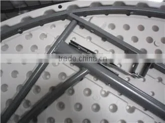 6 ft popular outdoor furniture of folding round table for restaurant use