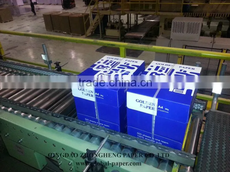 A4 size(210*297mm) Super White color copy paper-Top quality and best price