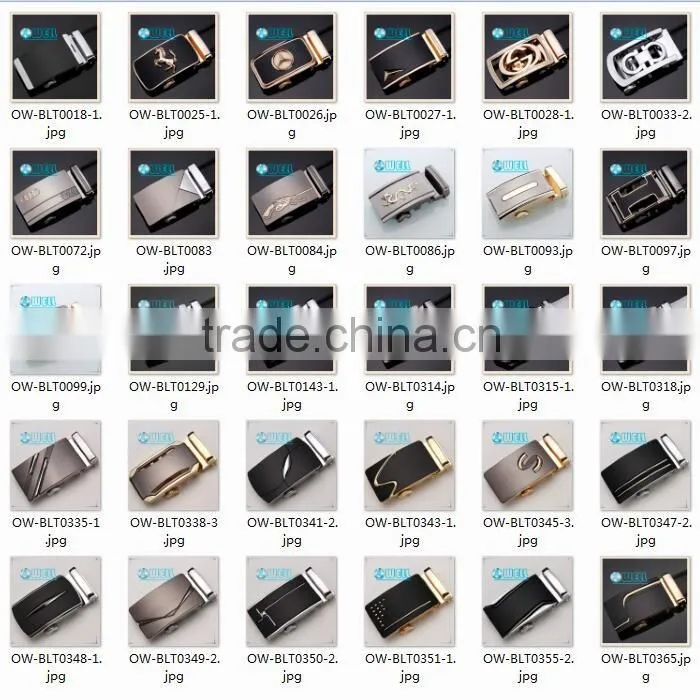 Stainless steel buckles OEM for automatic leather men belt gun buckle belt