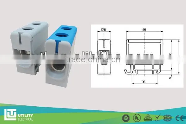 Distribution Terminal Blocks KE series for Al/Cu connetor