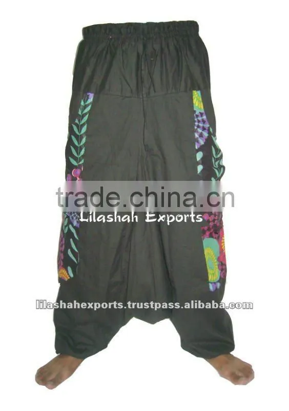 2873 Cotton Printed Pant Pockets Jaipur Smoke Dresses Beachwear palazzo pants