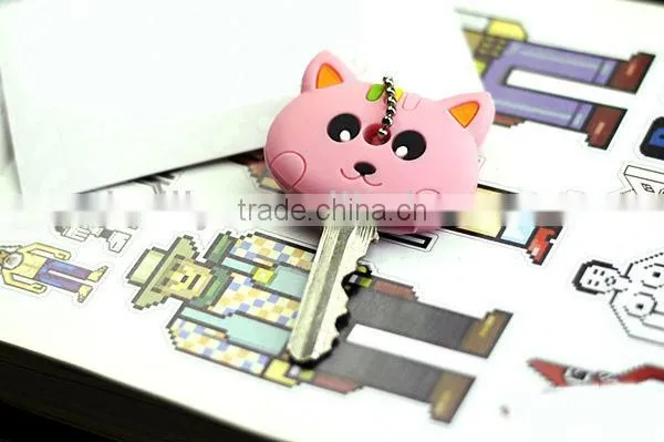 Hottest !!! Couples cat design silicone key cover