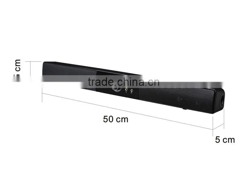 Mini system, wireless system,Popular and Cheap 2.0 pc soundbar , used for home theater