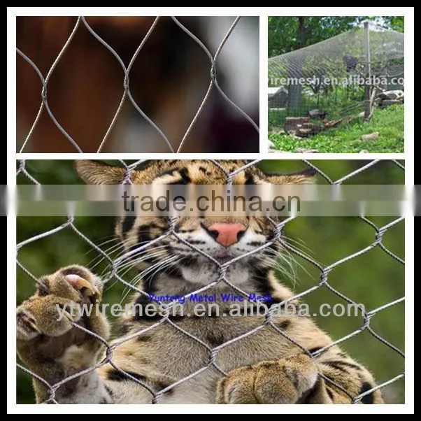 Antirusted Stairs safety rope mesh