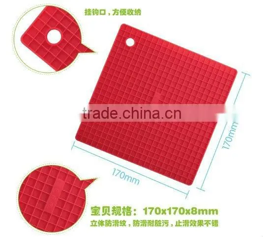 heat resistant perforated silicone rubber kitchen mats