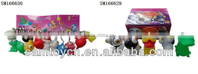 Vinyl rolling pop eye animal toy