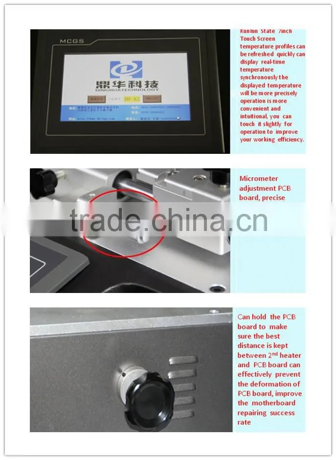 Semi-auto BGA Rework Station DH-A2 Optical Alignment BGA Rework Machine