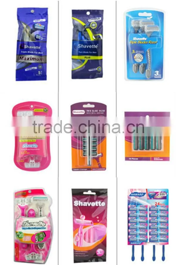 High Quality twin blade disposable shaving razor